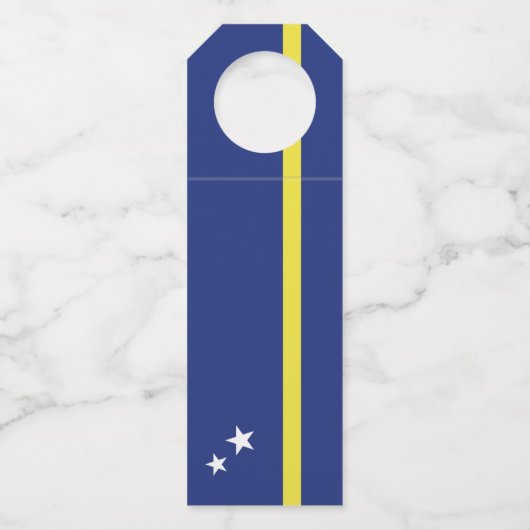 vlag van Curaçao Flessenhanger (Voorkant)