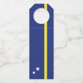 vlag van Curaçao Flessenhanger (Achterkant)