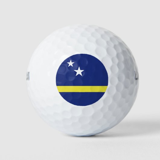vlag van Curaçao Golfballen (Voorkant)