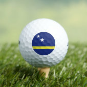 vlag van Curaçao Golfballen (Insitu Shirt)