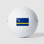 Vlag van Curaçao Golfballen (Voorkant)