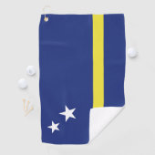 vlag van Curaçao Golfhanddoek (Insitu)
