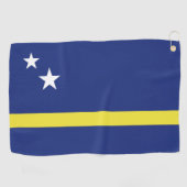 vlag van Curaçao Golfhanddoek (Horizontaal)