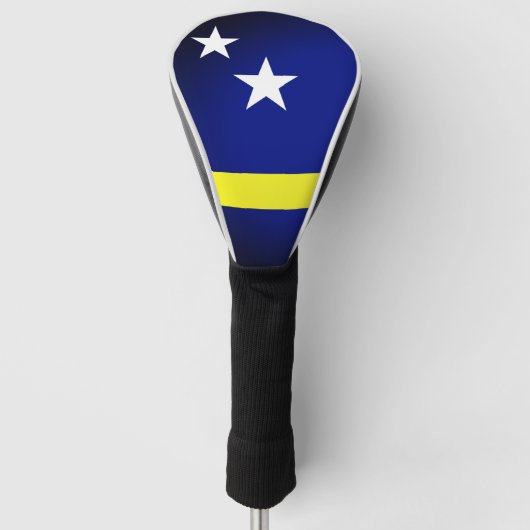Vlag van Curaçao Golfheadcover (Voorkant)