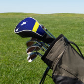 Vlag van Curaçao Golfheadcover (Insitu)