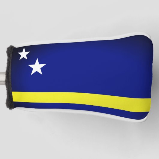 Vlag van Curaçao Golfheadcover (Voorkant)