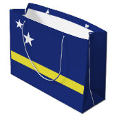 vlag van Curaçao Groot Cadeauzakje (Achterkant Gekanteld)