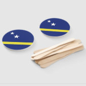 vlag van Curaçao Handwaaier (Niet-gemonteerd)