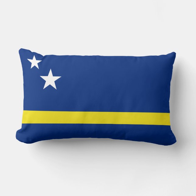 Vlag van Curaçao Kussen (Voorkant)