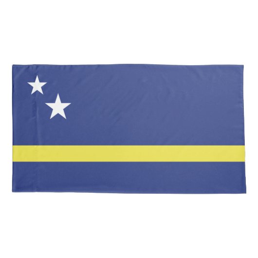 vlag van Curaçao Kussensloop (Achterkant)