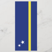 vlag van Curaçao Menu (Voorkant)