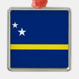 Vlag van Curaçao Metalen Ornament