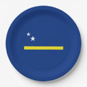 Vlag van Curaçao Papieren Bordje (Voorkant)