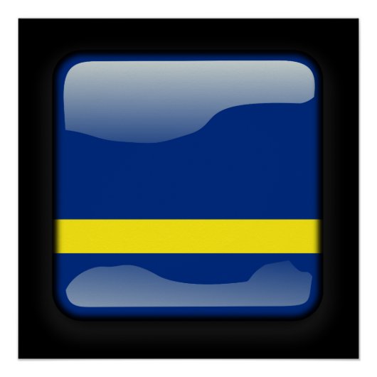 Vlag van Curaçao Perfect Poster (Voorkant)