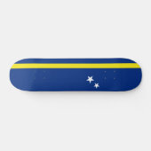 Vlag van Curaçao Persoonlijk Skateboard (Horizontaal)