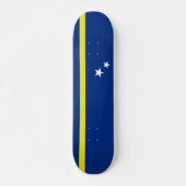 Vlag van Curaçao Persoonlijk Skateboard (Voorkant)
