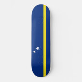 Vlag van Curaçao Persoonlijk Skateboard (Voorkant)