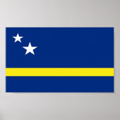 Vlag van Curaçao Poster (Voorkant)