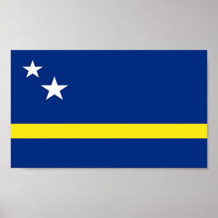 Vlag van Curaçao Poster
