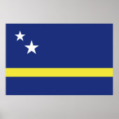 vlag van Curaçao Poster (Voorkant)