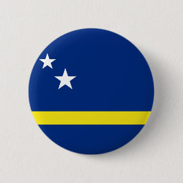 Vlag van Curaçao Ronde Button 5,7 Cm