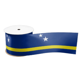 Vlag van Curaçao Satijnen Lint