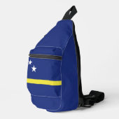 vlag van Curaçao Sling Bag (Rechterhoek)