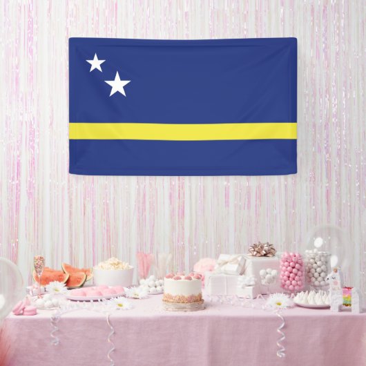 vlag van Curaçao Spandoek (Feest)
