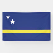 vlag van Curaçao Spandoek (Horizontaal)