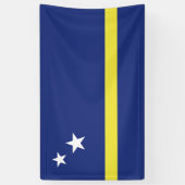 vlag van Curaçao Spandoek (Verticaal)