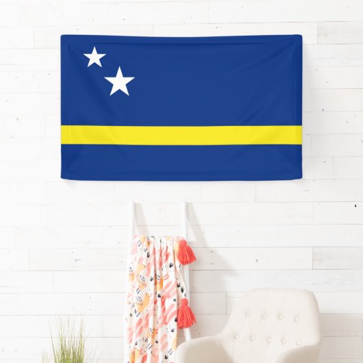 Vlag van Curaçao Spandoek (Insitu)
