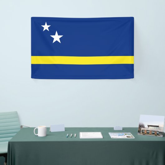 Vlag van Curaçao Spandoek (Beurs)
