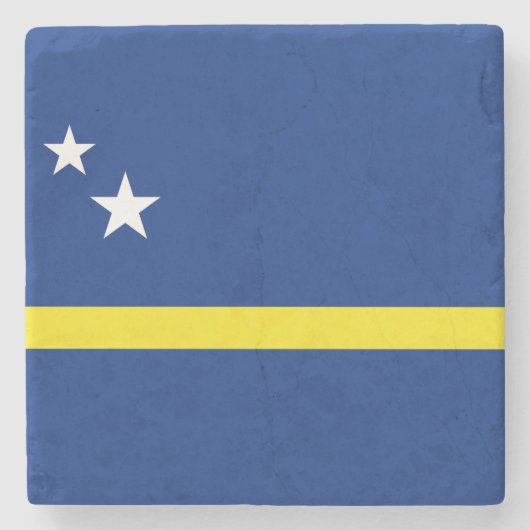 Vlag van Curaçao Stenen Onderzetter (Voorkant)