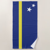 vlag van Curaçao Strandlaken (Voorkant)