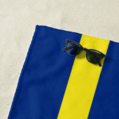 Vlag van Curaçao Strandlaken (In situ)