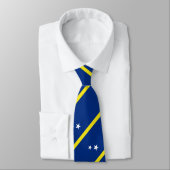 Vlag van Curaçao Stropdas (Gebonden)