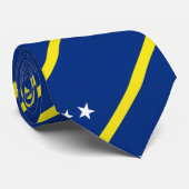 Vlag van Curaçao Stropdas (Opgerold)