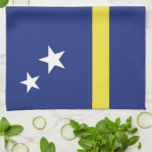 vlag van Curaçao Theedoek (Gevouwen)