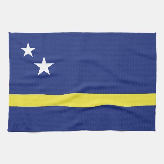 vlag van Curaçao Theedoek (Horizontaal)