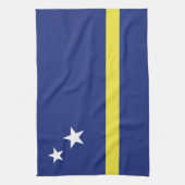 vlag van Curaçao Theedoek (Verticaal)