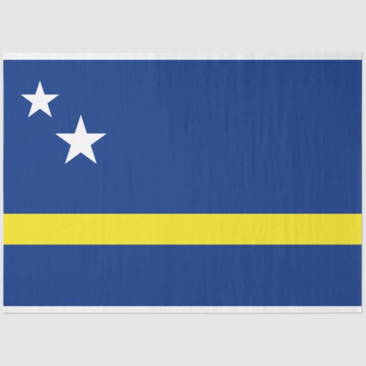 Vlag van Curaçao Tissuepapier (Voorkant)