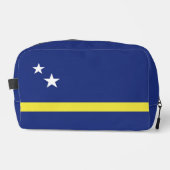 vlag van Curaçao Toilettasje (Voorkant)