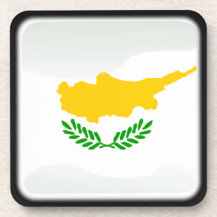 Vlag van Cyprus Bier Onderzetter