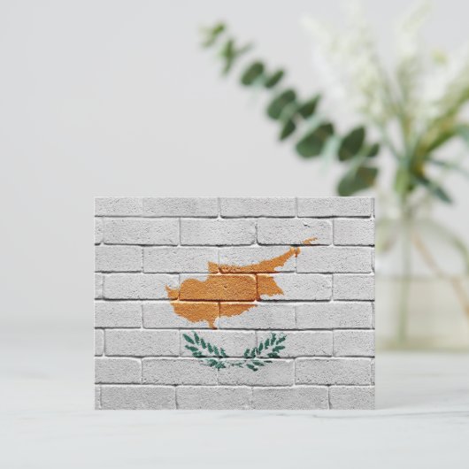 Vlag van Cyprus Briefkaart (Staand voorkant)
