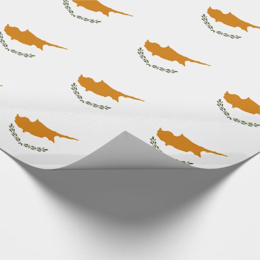 Vlag van Cyprus Cadeaupapier (Hoek)