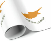 Vlag van Cyprus Cadeaupapier (Rol Hoek)