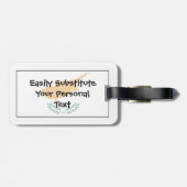 Vlag van Cyprus Easy ID Personal Bagagelabel (Achterkant horizontaal)