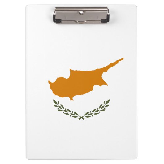 Vlag van Cyprus (Grieks-Cypriotisch) Klembord (Voorkant)