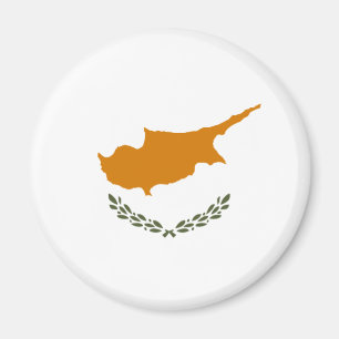 Vlag van Cyprus (Grieks-Cypriotisch) Magneet