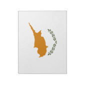 Vlag van Cyprus (Grieks-Cypriotisch) Notitieblok (Linkerzijde)